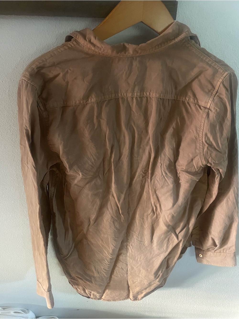 Aritzia Babaton Brown Utility Shirt Button Up Size Small - Picture 4 of 5